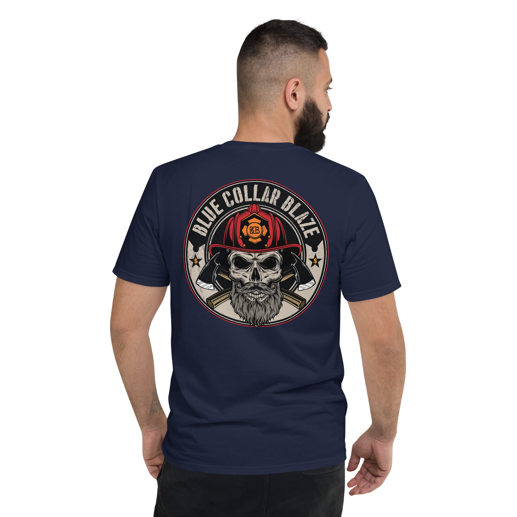 Blue Collar Blaze I Short-Sleeve T-Shirt