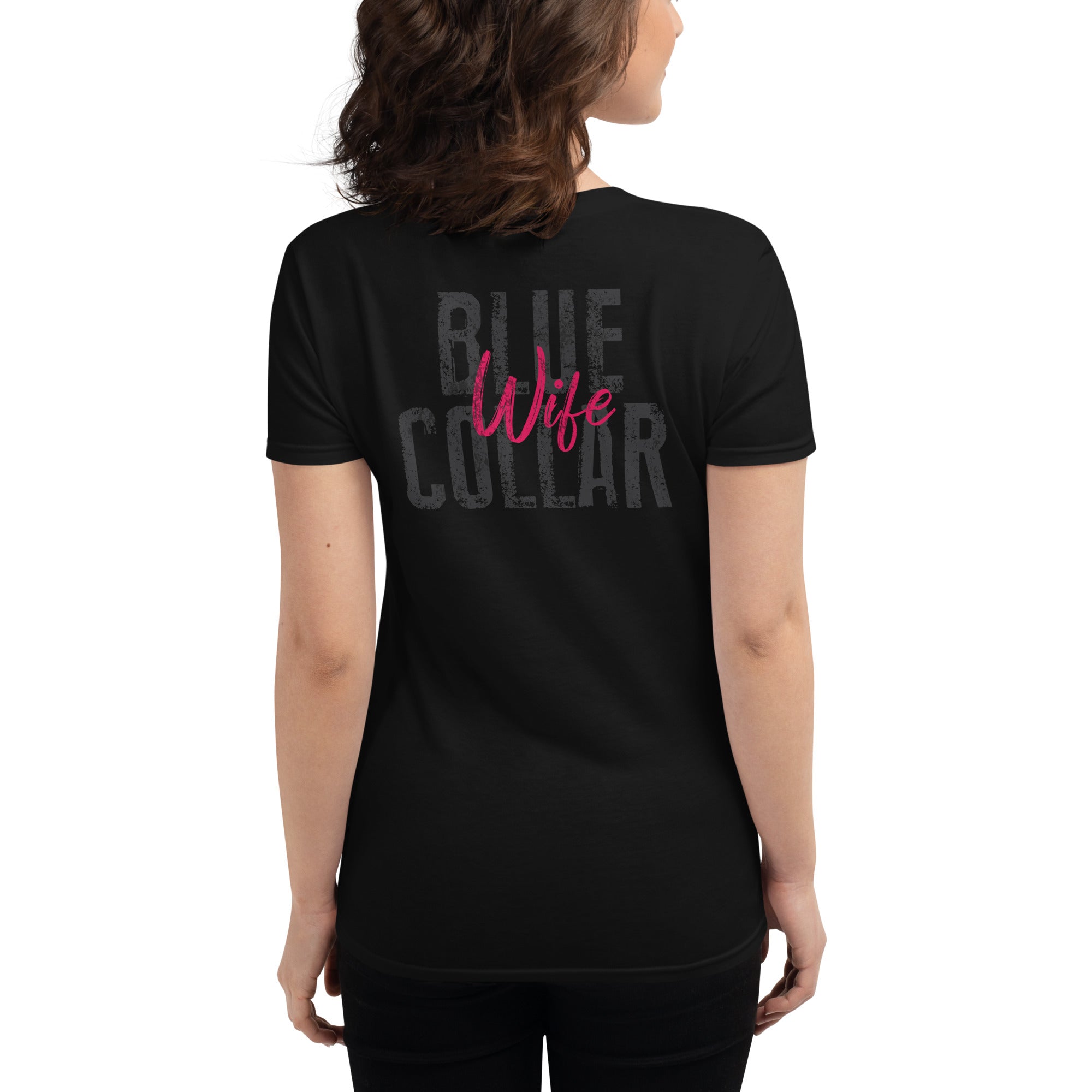 Blue Collar Wife I Women's short sleeve t-shirt