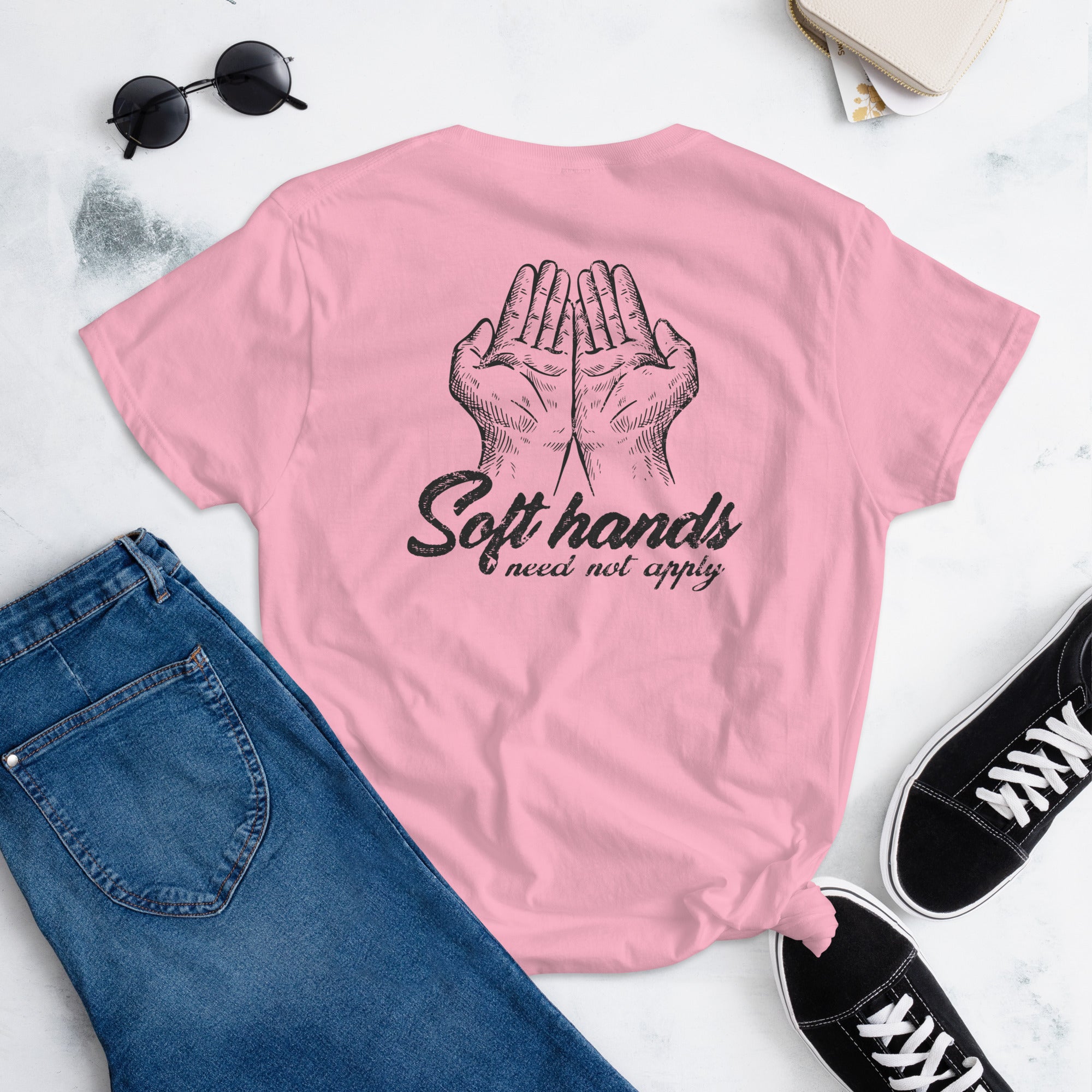 Soft hands need not apply I Women's short sleeve t-shirt