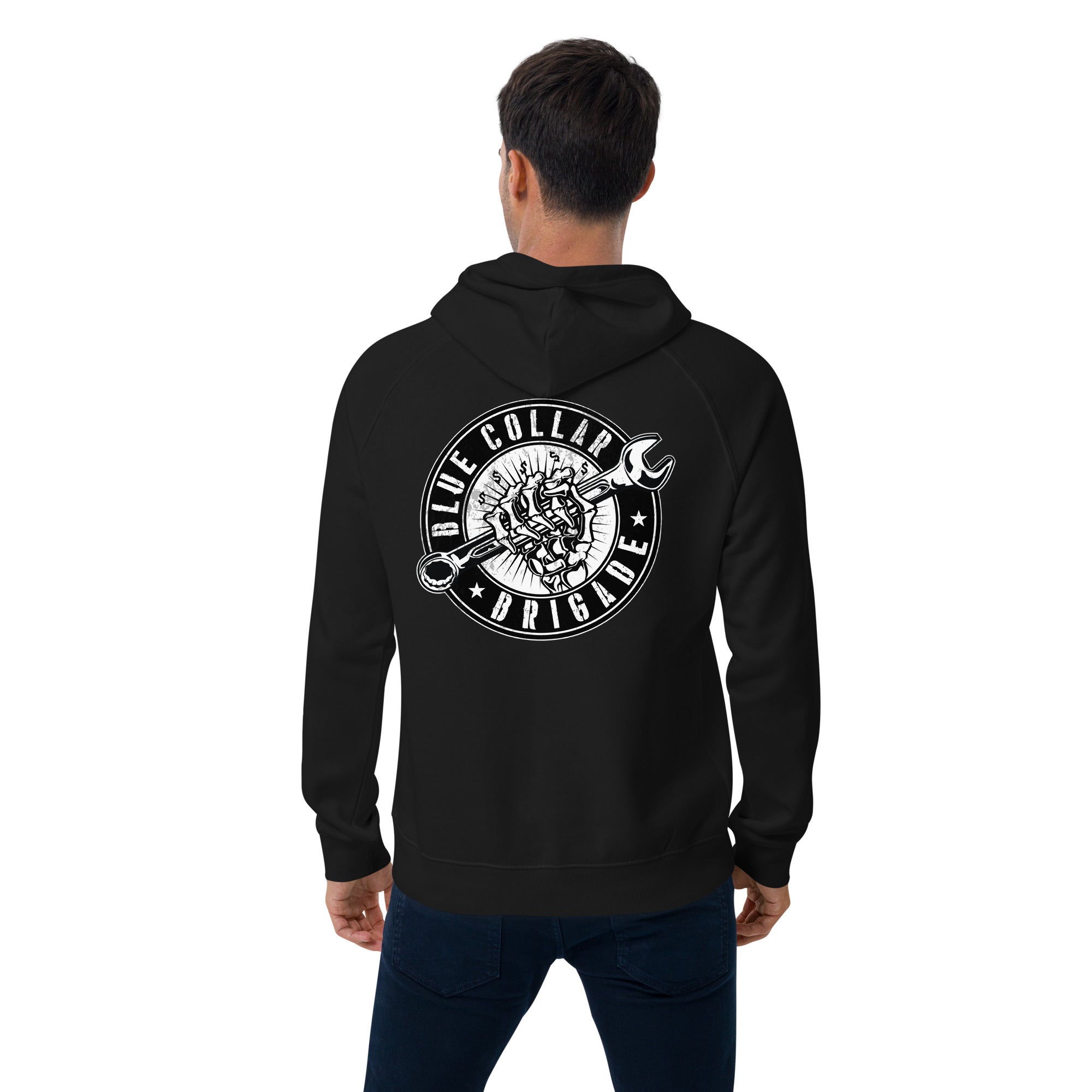 Blue Collar Brigade  I  Men's eco raglan hoodie