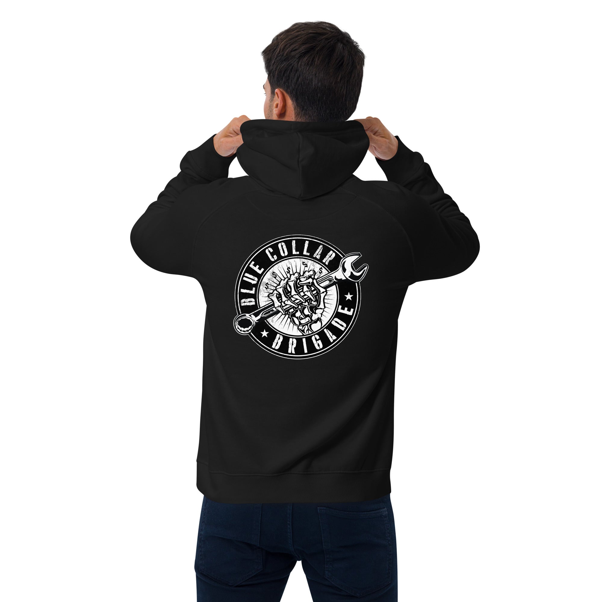 Blue Collar Brigade  I  Men's eco raglan hoodie