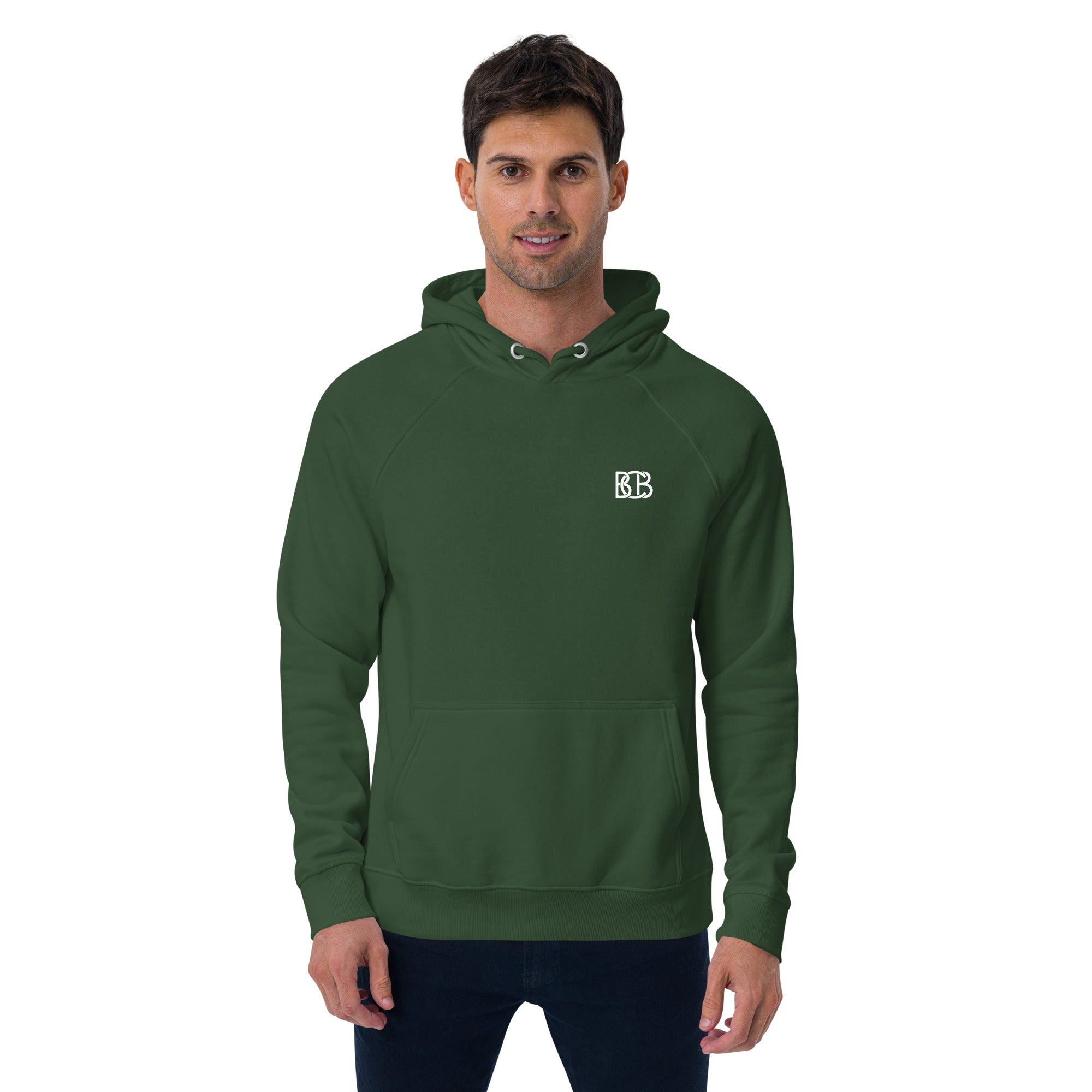 BCB  I  Men's eco raglan hoodie