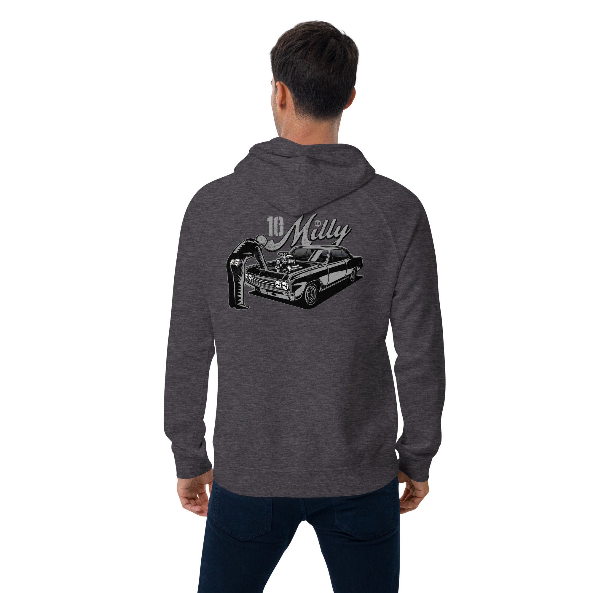 10 Milly  I  Men's eco raglan hoodie