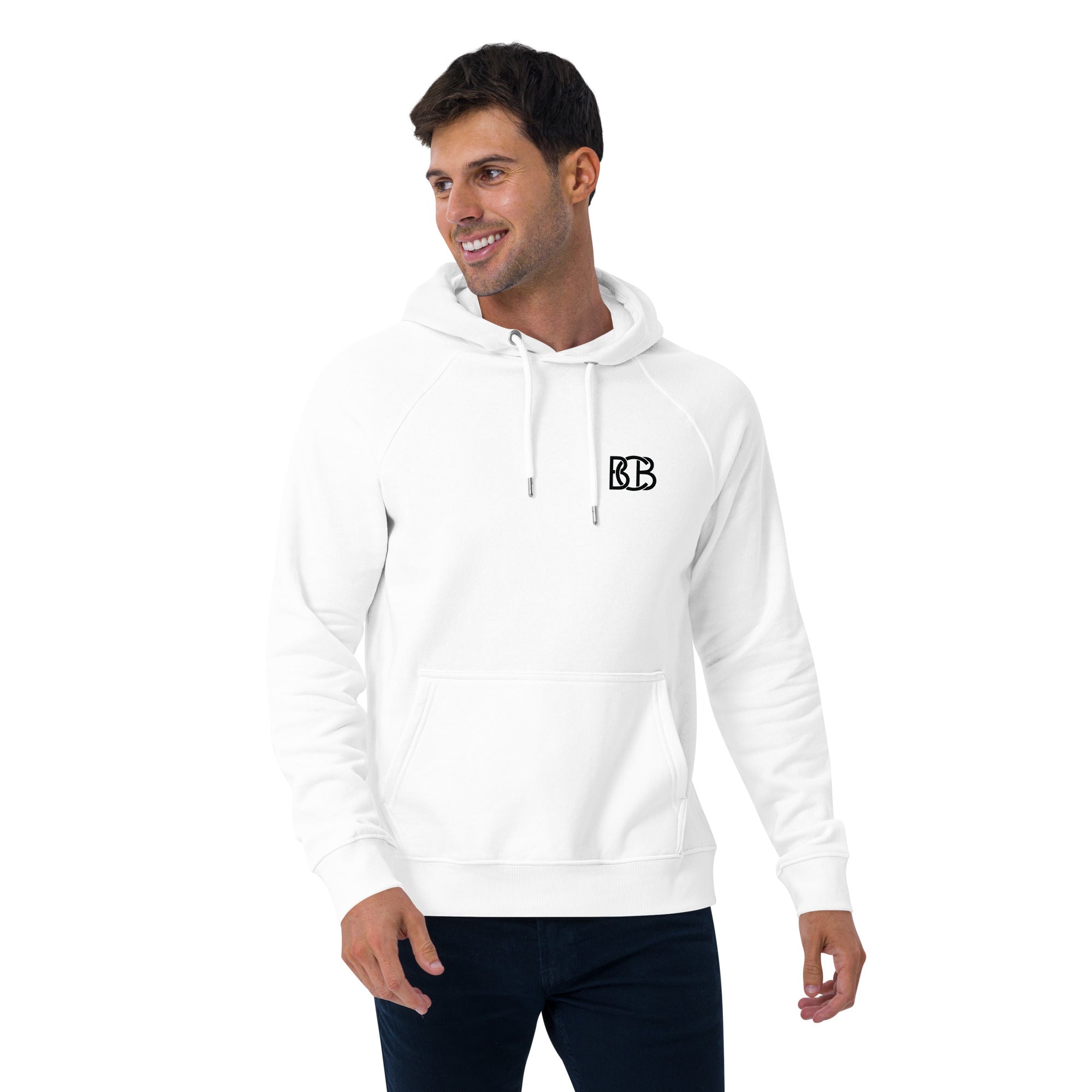 Scarred hands saved the world  I  Men's eco raglan hoodie