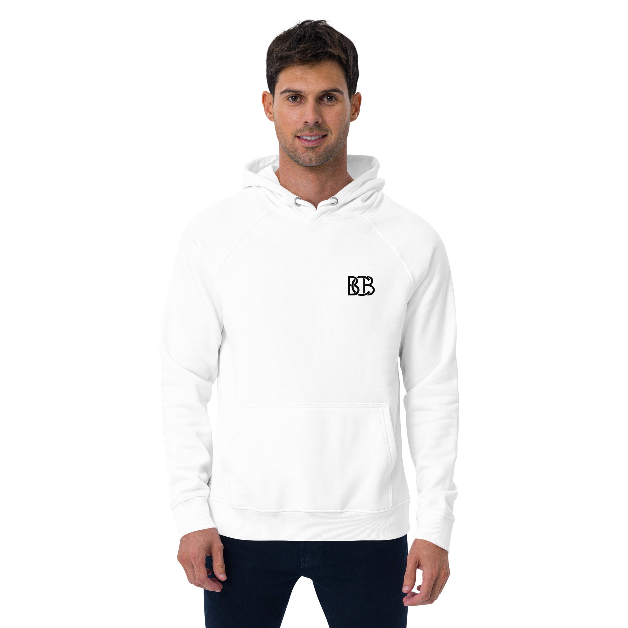 Scarred hands saved the world  I  Men's eco raglan hoodie