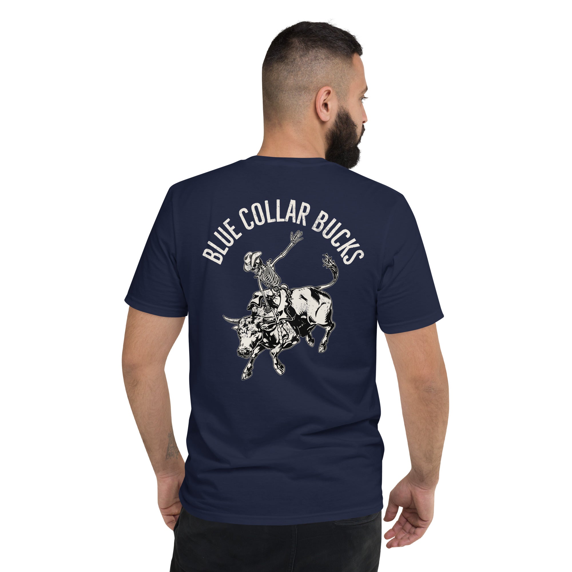 Blue Collar Bucks  I  Short-Sleeve T-Shirt