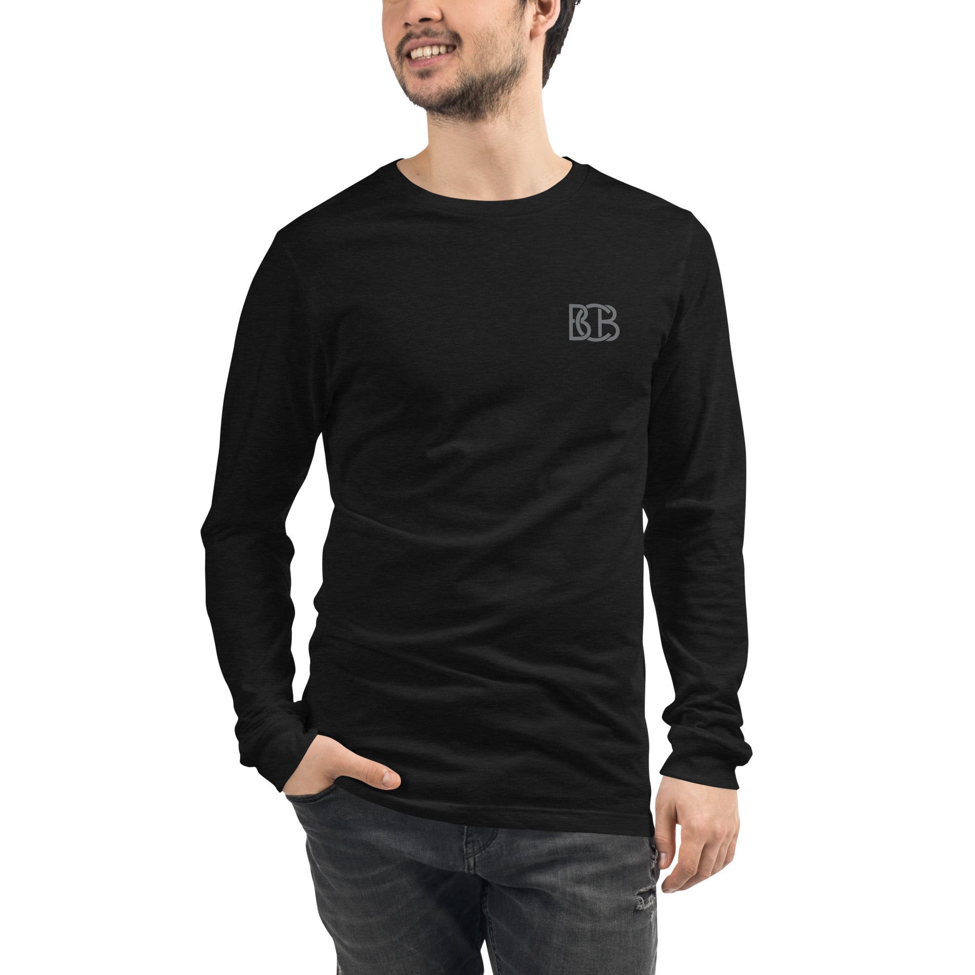 Hard Hat Rough Hands Fat wallet  I  Men's Long Sleeve Tee