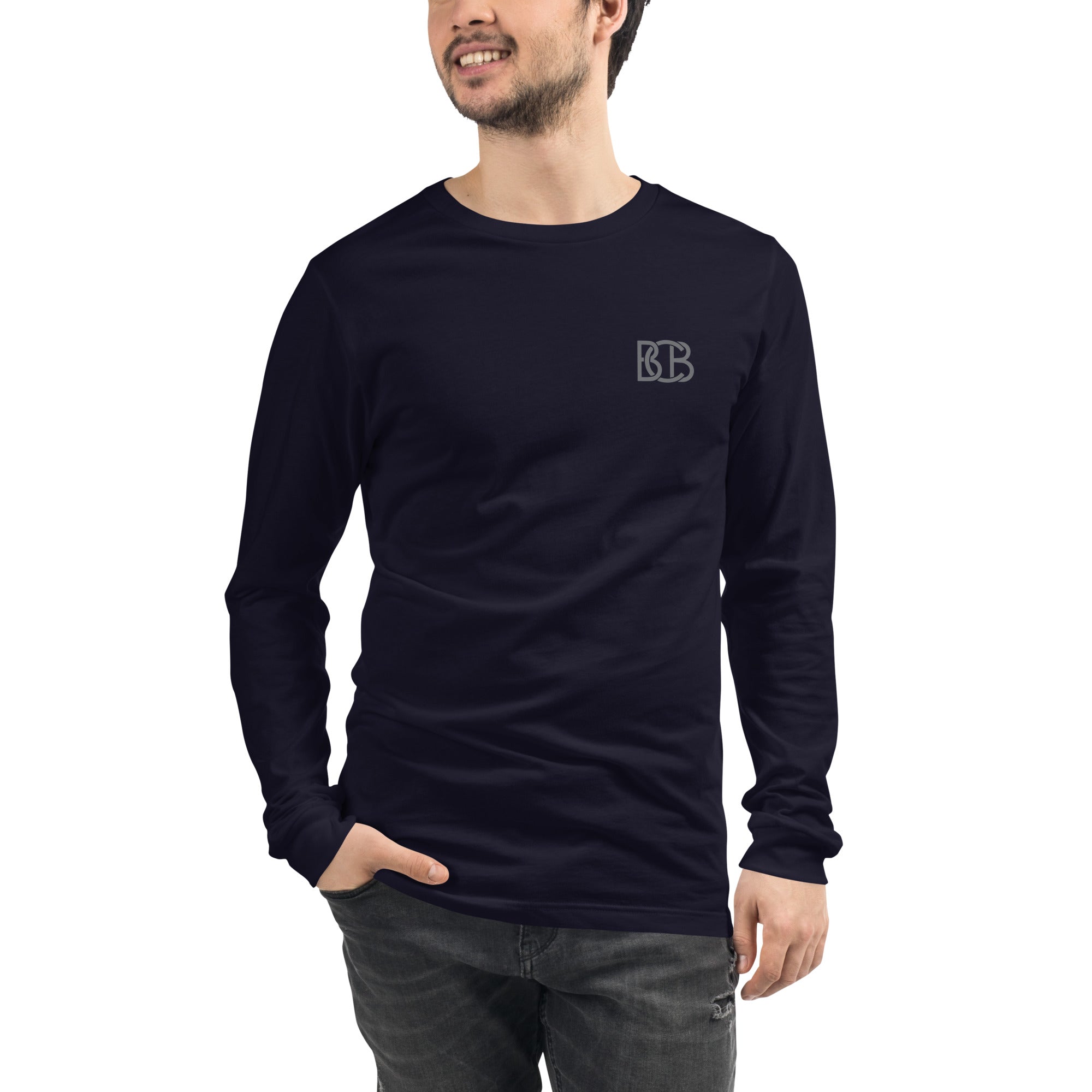 Hard Hat Rough Hands Fat wallet  I  Men's Long Sleeve Tee