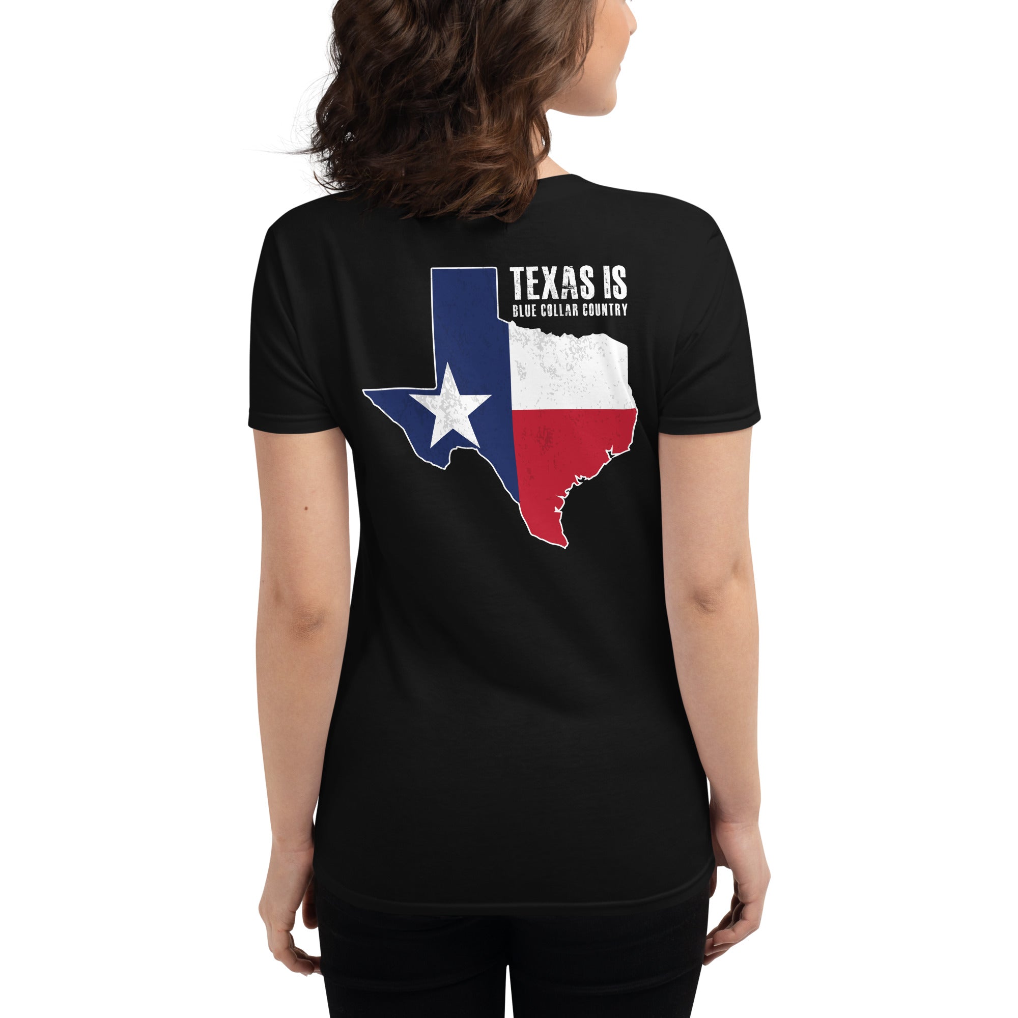 Texas is Blue Collar Country  I  Women's short sleeve t-shirt